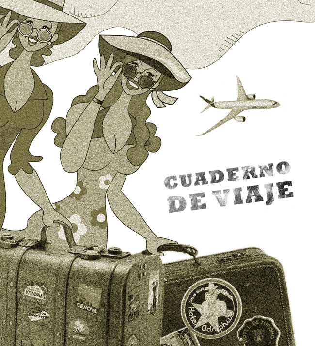 Cuaderno de viaje, ilustración de Montse Noguera
